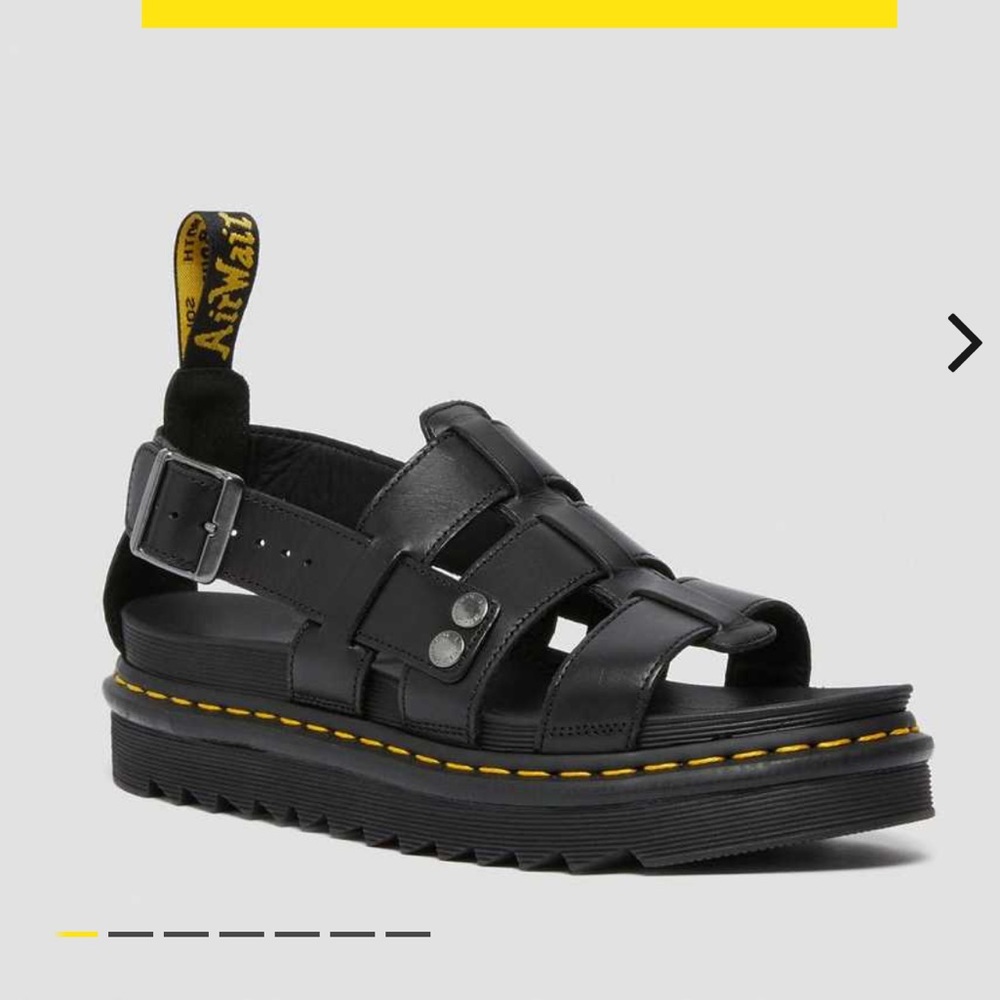 Dr. Martens TERRY LEATHER STRAP SANDALS size 9. Brand new, never worn.